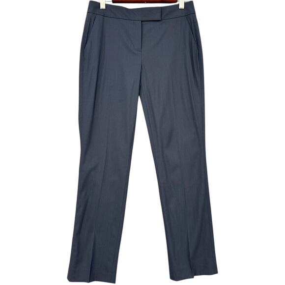 Classiques Entier Navy Wool Blend Flat‎ Front Dress Pants Corpcore Womens Size 2 - Picture 1 of 8